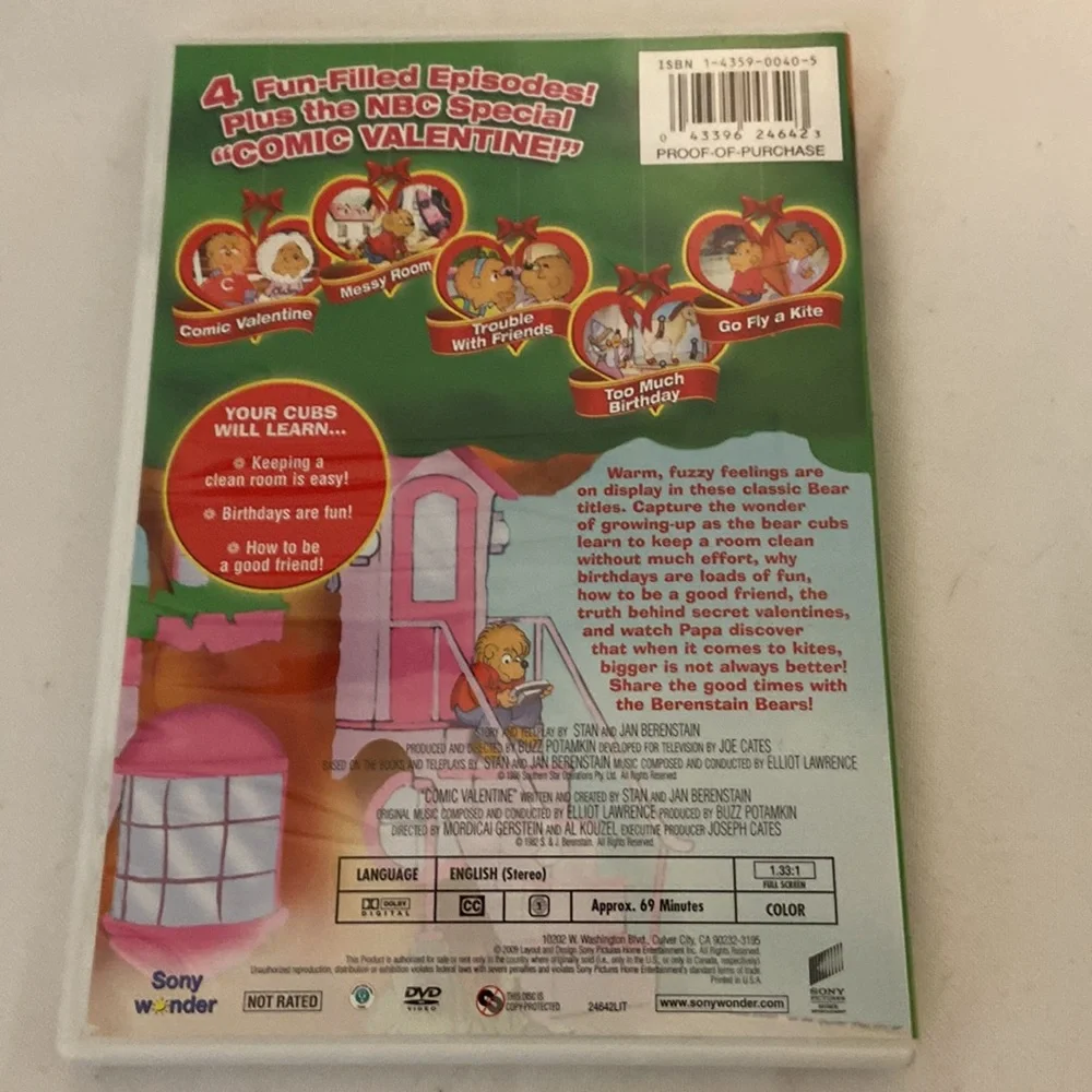 💢THE BERENSTAIN BEARS DVD💢